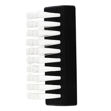 щетка для обуви PATTERN 9х3х1,5см дерево, искусственная щетина для кроссовок многоразовые сумки для чистки кроссовок сетка для стирки обуви