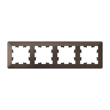 рамка 4 поста AtlasDesign Air мокко