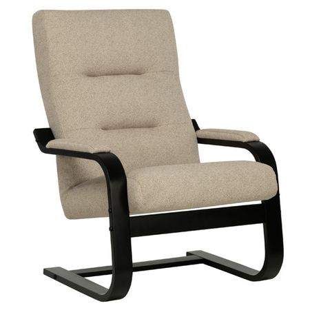 кресло Leset Кайрос 685x800x1000мм венге/бежевый велюр кресло king modool велюр роял агат