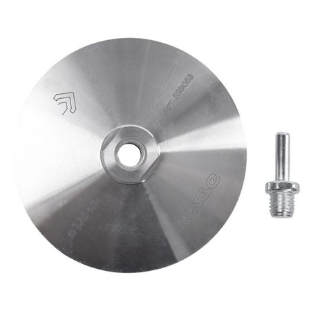 тарелка опорная алюминиевая для УШМ и дрели RAGE by VIRA 125мм с липучкой преобразовательная головка для дрели electric drill plate cutter