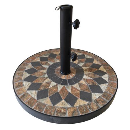 подставка для садового зонта 50см керамика, железо подставка для садового зонта 20кг 40х10см d19 38мм