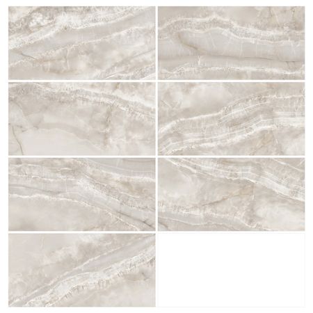 керамогранит LCM Lafayette Onice 60х120 серо-розовый полированный