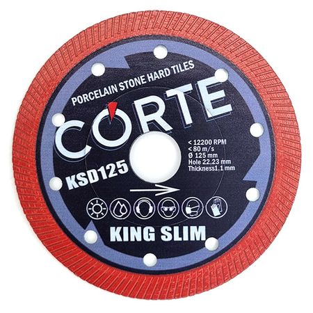 диск алмазный CORTE KSD125 по керамограниту 125х1,1х22,2мм турбо турбо впускное уплотнение для mercedes e320 e350 ml320 ml350 r320 r350 gl320 gl350 642 094 01 80 a6420940180 6420940180