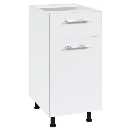 кухонный шкаф напольный Лофт Милк 400х550х820мм 1 ящик МДФ/ЛДСП кухонный шкаф напольный лофт 400х550х820мм 3 ящика мдф лдсп