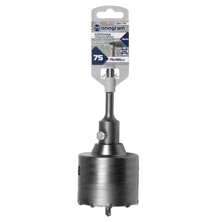 коронка твердосплавная MONOGRAM 75х50/160мм коронка твердосплавная monogram 45х50 160мм