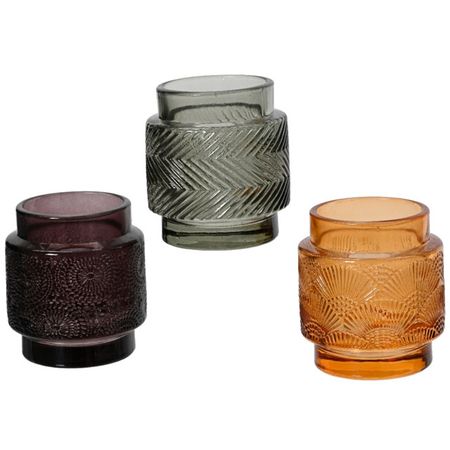 подсвечник Орнамент 6,9х7,8см стекло в асс-те шар коломеев красногрудые снегири 80мм стекло мультиколор