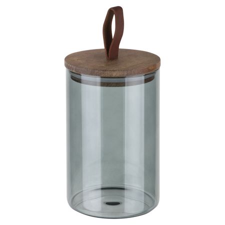 банка для продуктов LEONORD Albero Di Marmo 1л круглая стекло, дерево банка для продуктов todelia simplicity 1 6л круглая стекло пробка силикон