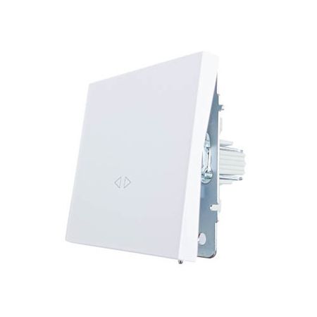 переключатель 1-клавишный LEZARD Zima промежуточный белый переключатель 2 клавишный iek brite проходной 10а белый