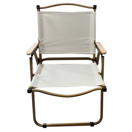 кресло туристическое складное 550х530х790мм сталь, полиэстер белый эластичный для массажного кресла полиэстер