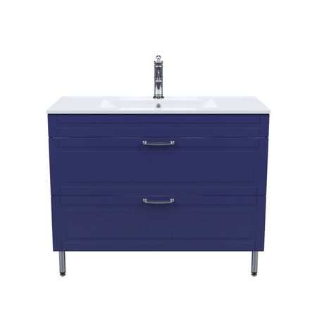 тумба с раковиной напольная IDDIS Oxford 100см с ящиками синий черные водонепроницаемые сумки для багажа oxford 600d e0d9 40 100 130 160 л