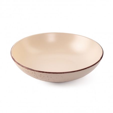 тарелка DOMENIK Oh!splash 20,5см 660мл глубокая керамика бежевый форма для запекания tramontina глубокая 33 3х24 1х6 15см