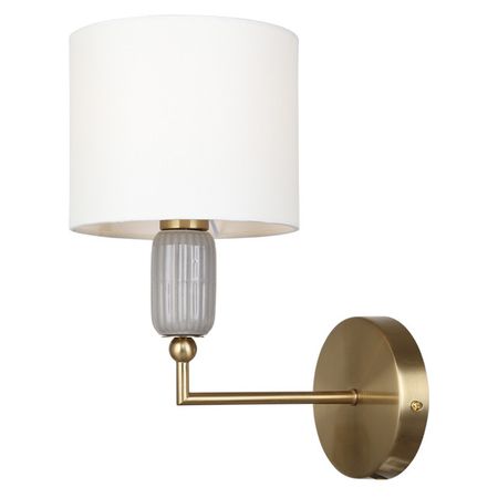 бра ESCADA Симфони 1х40Вт Е14 белый антик