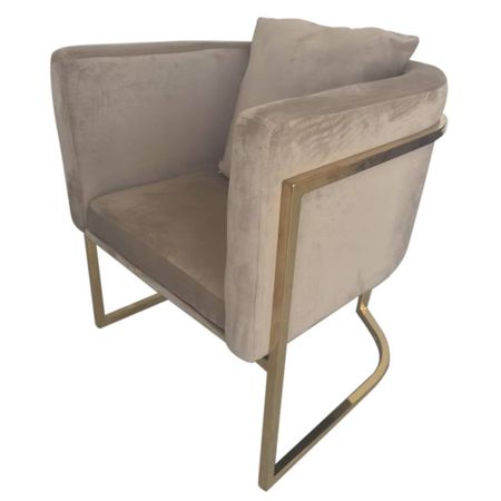 кресло MASY 650х620х750мм ткань/металл серый/золотой кожаный защитный   с подлокотником из микрофибры для водителя пассажирского сиденья land rover freelander 2 2007 2015