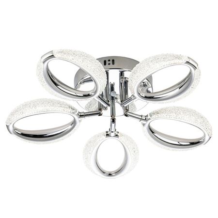 люстра потолочная светодиодная ESCADA Вербена 5хLED 42Вт 6000К хром