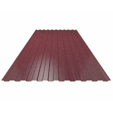профнастил С8  красный 0,35 1185х2000 текстурированный матовый