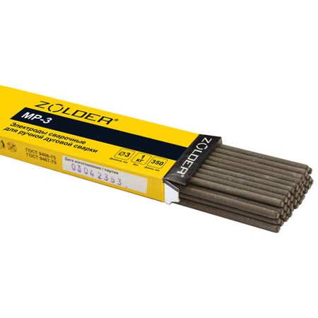 электроды ZOLDER МР-3, 3,0мм 1кг электроды zolder уонии 13 55 3 0мм 1кг