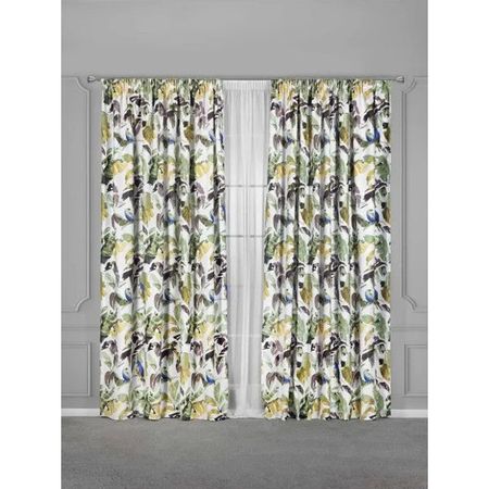 штора портьерная на шт.ленте CASSIA Мадагаскар димаут 200х270см зеленая, арт.1027.00436 штора портьерная на шт ленте cassia шантори блэкаут 200х260см экрю арт 1027 00414