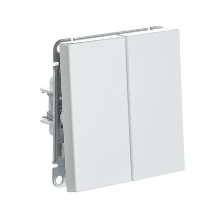 переключатель 2-клавишный  SYSTEME ELECTRIC Art Gallery сх.6/2 10А белый