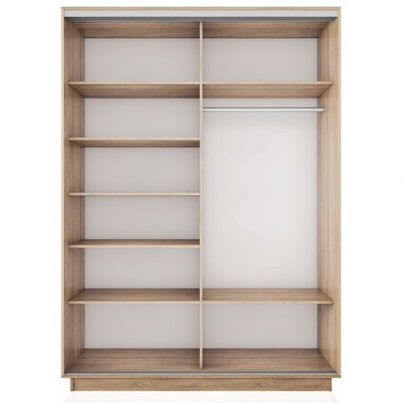 корпус шкафа-купе Экспресс 2 1400х2200х600мм ясень шимо светлый ЛДСП