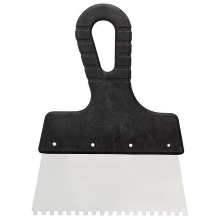 шпатель зубчатый Master Color 150мм зуб 4х4 мм, арт.30-2335 шпатель зубчатый антикор покрытие 150мм зуб 6х6мм арт 6299