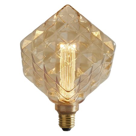 лампа светодиодная VOLTEGA Market E27 4Вт 1800К 200Лм квадрат прозрачный желтый лампа светодиодная voltega market e27 4вт 1800к 120лм цилиндр прозрачный