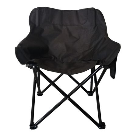 кресло туристическое складное 470х470х650мм  сталь,полиэстер черный эластичный для массажного кресла полиэстер