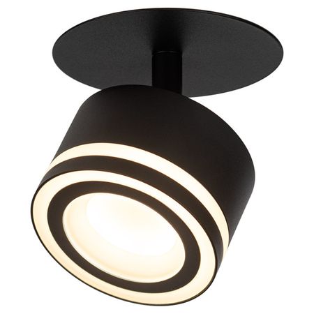 светильник встраиваемый ЭРА Wart под лампу GX53 алюминий черный светильник встраиваемый navigator motley с патроном gx53