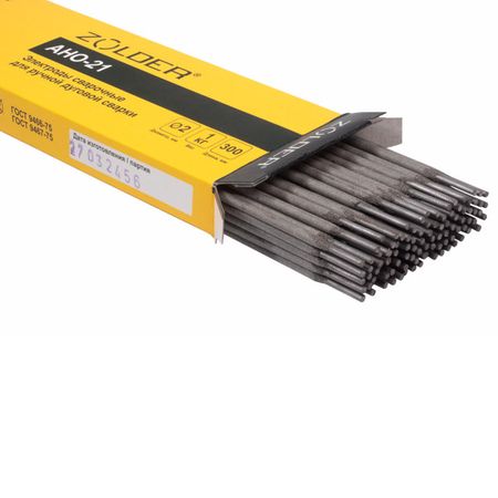 электроды ZOLDER АНО-21 2,0мм 1кг электроды zolder уонии 13 55 3 0мм 1кг