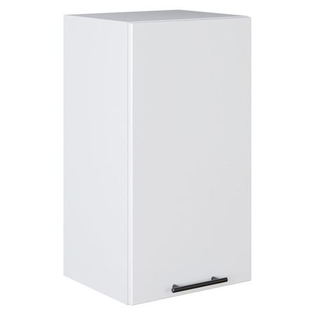 кухонный шкаф навесной Белый лед 720х400х312мм 1 дверь МДФ/ЛДСП кухонный шкаф витрина навесной прованс изумруд 720х400х312мм 1 дверь мдф лдсп