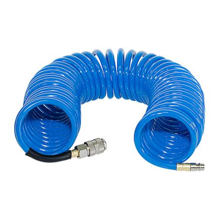 шланг пневматический спиральный FUBAG 10м 6x10мм с фитингами пневматический инжектор для удобрений из пвх