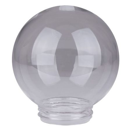 плафон для фонаря уличного TDM ПММА 160мм А85 резьба прозрачный для фонаря convoy m3