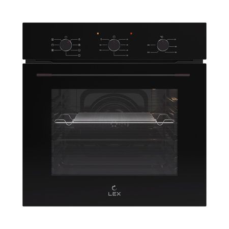 духовка электрическая LEX EDM 075 BBL 60 см 60 л 7режимов гриль/конв. черный