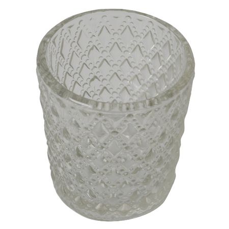 подсвечник MAXIJOY Crystal 5,5х5,5х6,5см стекло шар maxijoy белые бусы 80мм стекло красный