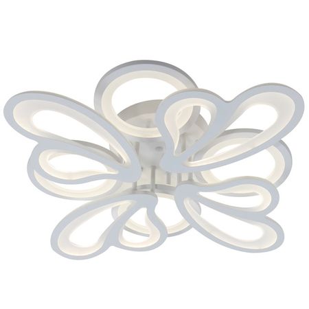 люстра потолочная светодиодная ESCADA Армерия 8хLED 125Вт 3300/6500К белый бра светодиодное escada ray 2хled 15вт 3000к правый белый