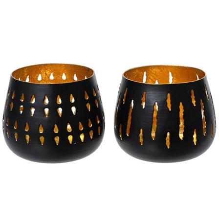 подсвечник Винтаж 8х7х6,5см железо черный золотой железо бисглицинат хелат 25 мг maxler 90 вегетарианских капсул