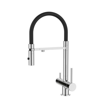 смеситель для кухни IDDIS Ace гибкий излив канал для фильтра глянцевый хром гибкий кабель канал jin ao 25х38 закрытый планки открываются 1 метр быстрая доставка из россии