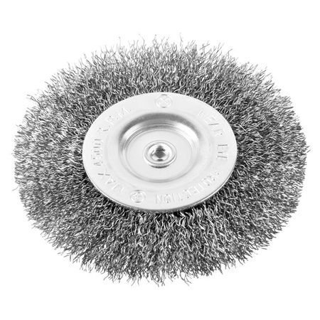 корщетка для дрели MONOGRAM 100мм плоская сталь