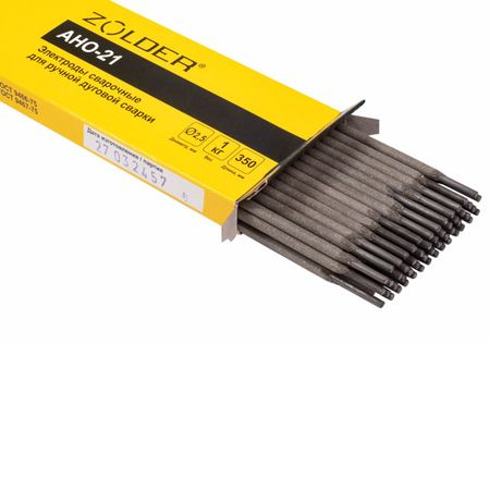 электроды ZOLDER АНО-21 2,5мм 1кг электроды zolder уонии 13 55 3 0мм 1кг