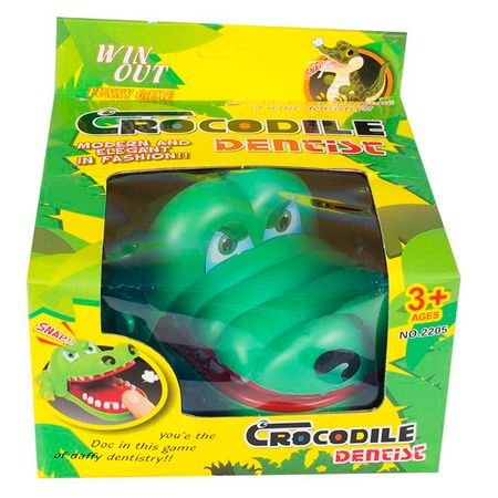 игра настольная Крокодил-дантист десткая тестовые про с зажимами типа крокодил elecapital 10 шт