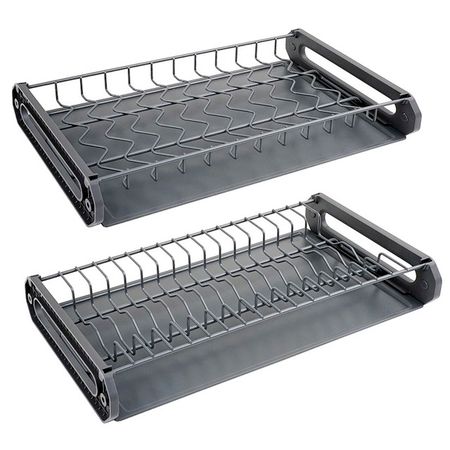 посудосушитель EVOLUTION с рамой в корпус 500мм 468х260мм вулканический серый