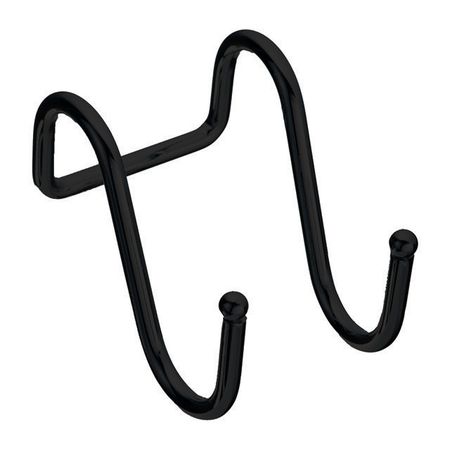 крючок для рейлинга двойной 50x65x75мм черный декорированный крючок для рейлинга 70x40x12мм матовый 3шт декорированный