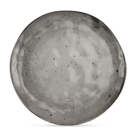 тарелка DOMENIK Stone 26см обеденная керамика серый тарелка agness парижские коты обеденная 26см доломит