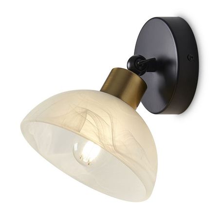 бра FREYA Bessie E27 1х60Вт черный бра freya bessie e27 1х60вт