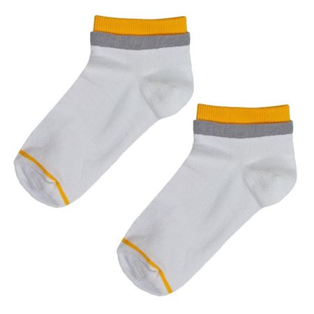 носки CINEMA Полоски-борт размер 23 женские белый, желтый, серый для диванной подушки zxzxoon лен хлопок желтый геометрический принт