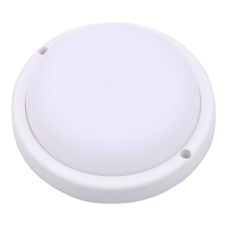 светильник светодиодный влагозащищенный DE FRAN Жета 15Вт 4000К IP54 белый пластик круг