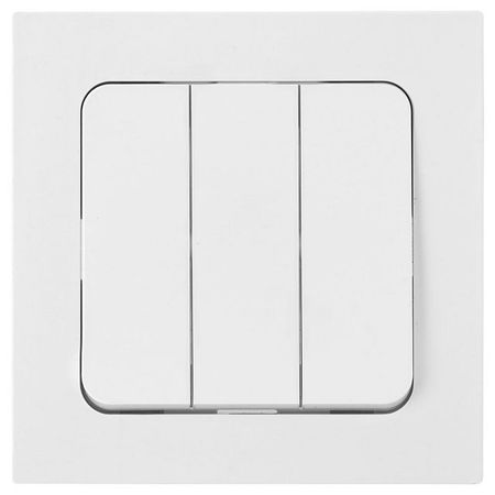 выключатель 3-клавишный BYLECTRICA Аструм белый