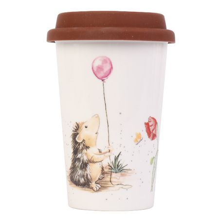 кружка TODELIA Лесная сказка 360 мл фарфор, силикон