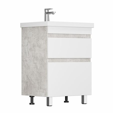 тумба без раковины напольная GRADEONIKA Кассандра 60см слейт