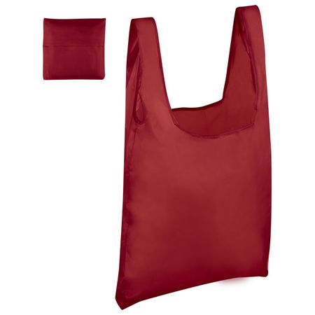 сумка для покупок Basic 37х55см бордовая полиэстер полиэстер сумка для покупок