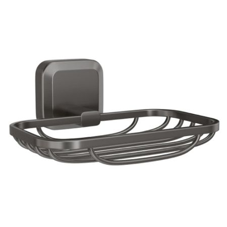 мыльница решётка KLEBER Storm вороненая сталь мыльница настенная kleber storm вороненая